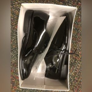 Black tuxedo shoes Size 9